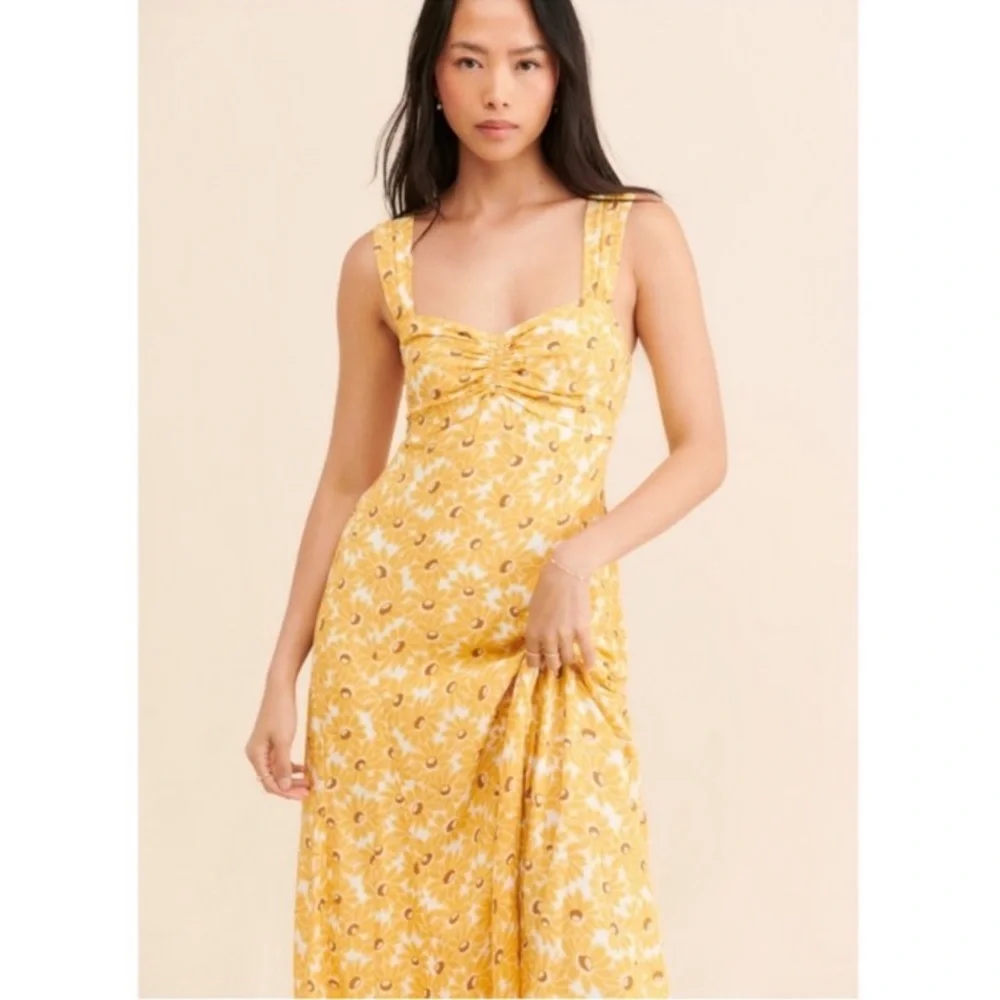 Free People Rosalie Midi Dress Sizes S New With Tags - Picture 3 of 8